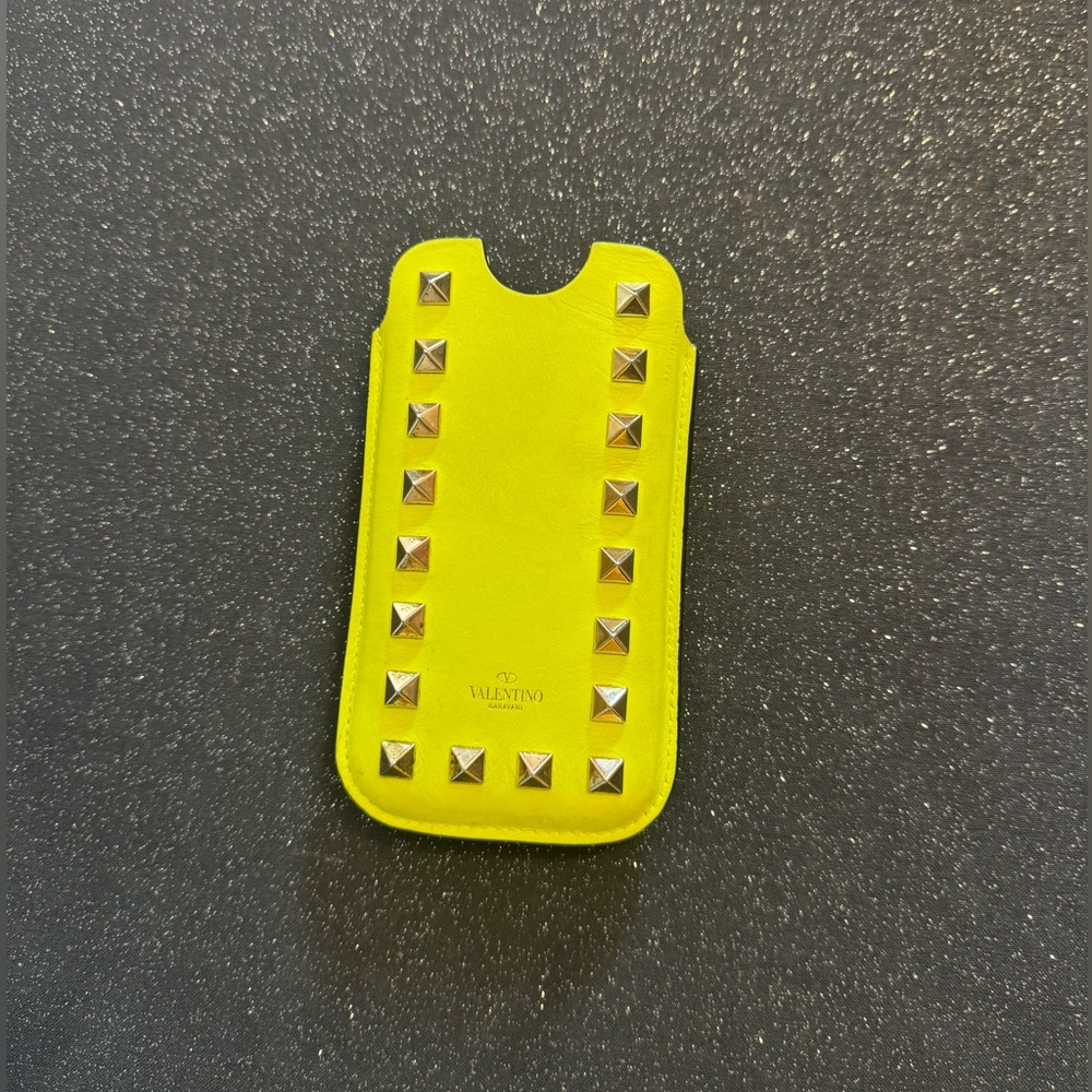 Valentino Neon Green Studded Case
